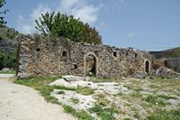 Le village de Patsianos en Crète. Maisons en ruines à Kallikratis. Cliquer pour agrandir l'image dans Adobe Stock (nouvel onglet).