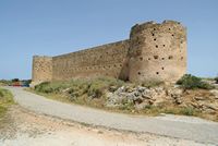La cité antique d'Aptera en Crète. Le château turc d'Aptera. Cliquer pour agrandir l'image dans Adobe Stock (nouvel onglet).