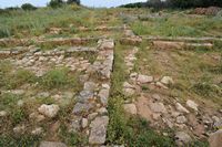 La cité antique d'Aptera en Crète. La maison romaine à péristyle. Cliquer pour agrandir l'image dans Adobe Stock (nouvel onglet).