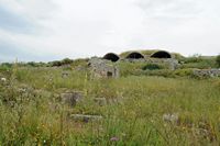 La cité antique d'Aptera en Crète. La citerne à trois nefs. Cliquer pour agrandir l'image dans Adobe Stock (nouvel onglet).