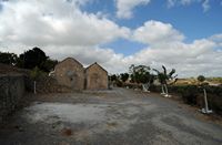 Le village de Thrapsano en Crète. La chapelle Saint-Jean à Galatas. Cliquer pour agrandir l'image dans Adobe Stock (nouvel onglet).