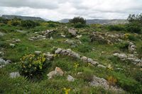Le village de Thronos en Crète. Le bâtiment 3 du site archéologique de Syvritos. Cliquer pour agrandir l'image dans Adobe Stock (nouvel onglet).
