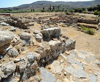 Le village de Zakros en Crète. Les entrepôts de l'ouest du palais de Zakros. Cliquer pour agrandir l'image dans Adobe Stock (nouvel onglet).