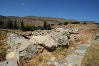 Le village de Zakros en Crète. Les ateliers de l'aile sud du palais de Zakros. Cliquer pour agrandir l'image dans Adobe Stock (nouvel onglet).