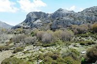 La ville d’Anogia en Crète. Le mont Mythia. Cliquer pour agrandir l'image dans Adobe Stock (nouvel onglet).