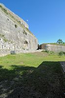 La nouvelle forteresse de la ville de Corfou. Le bastion pentagonal sous le bastion oriental de Sette Venti. Cliquer pour agrandir l'image dans Adobe Stock (nouvel onglet).
