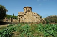 La ville de Gazi en Crète. L'église Notre-Dame de Fodélé. Cliquer pour agrandir l'image dans Adobe Stock (nouvel onglet).