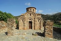 La ville de Gazi en Crète. L'église Notre-Dame de Fodélé. Cliquer pour agrandir l'image dans Adobe Stock (nouvel onglet).