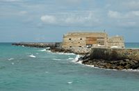 Les fortifications d’Héraklion en Crète. La forteresse vue du sud-ouest. Cliquer pour agrandir l'image dans Adobe Stock (nouvel onglet).