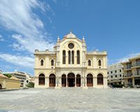 La ville d’Héraklion en Crète. Façade de l'église Saint-Ménas. Cliquer pour agrandir l'image dans Adobe Stock (nouvel onglet).