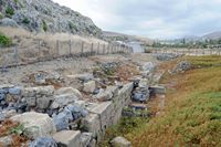 La ville d’Héraklion en Crète. Le temple de Zeus Thenatas à Amnissos. Cliquer pour agrandir l'image dans Adobe Stock (nouvel onglet).