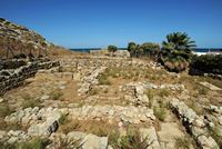 La ville d’Héraklion en Crète. Les ruines de la Villa aux Lys à Amnissos. Cliquer pour agrandir l'image dans Adobe Stock (nouvel onglet).