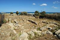 La ville d’Héraklion en Crète. Les ruines de la Villa aux Lys à Amnissos. Cliquer pour agrandir l'image dans Adobe Stock (nouvel onglet).