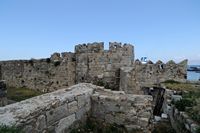 O castelo Neratzia de Kos - a torre sueste do recinto interno. Clicar para ampliar a imagem em Adobe Stock (novo guia).