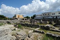 La ciudad grecorromana de Kos - los barrios de vivienda de la ciudad antigua de Kos. Haga clic para ampliar la imagen en Adobe Stock (nueva pestaña).