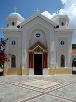 Die Kirche von Agia Paraskevi in ​​Kos. Klicken, um das Bild in Adobe Stock zu vergrößern (neue Nagelritze).