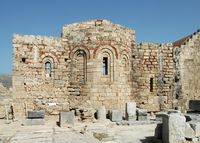 Rovine della volta castrale San Giovanni della fortezza di Lindos a Rodi. Clicca per ingrandire l'immagine in Adobe Stock (nuova unghia).