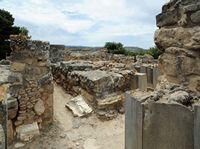 Le palais de Phaistos en Crète. Les sanctuaires de l'aile ouest. Cliquer pour agrandir l'image dans Adobe Stock (nouvel onglet).