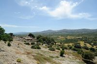 Le palais de Phaistos en Crète. Situation des ruines de Phaistos. Cliquer pour agrandir l'image dans Adobe Stock (nouvel onglet).