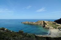 La ville de Pérama en Crète. La crique et la plage de Kalo Chorafi. Cliquer pour agrandir l'image dans Adobe Stock (nouvel onglet).