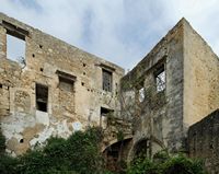 Le canton de Réthymnon en Crète. Ruines d'une villa vénitienne à Maroulas. Cliquer pour agrandir l'image dans Adobe Stock (nouvel onglet).