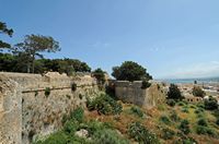 La forteresse de Réthymnon en Crète. Le semi-bastion Saint-Nicolas vu depuis le semi-bastion Saint-Paul. Cliquer pour agrandir l'image dans Adobe Stock (nouvel onglet).