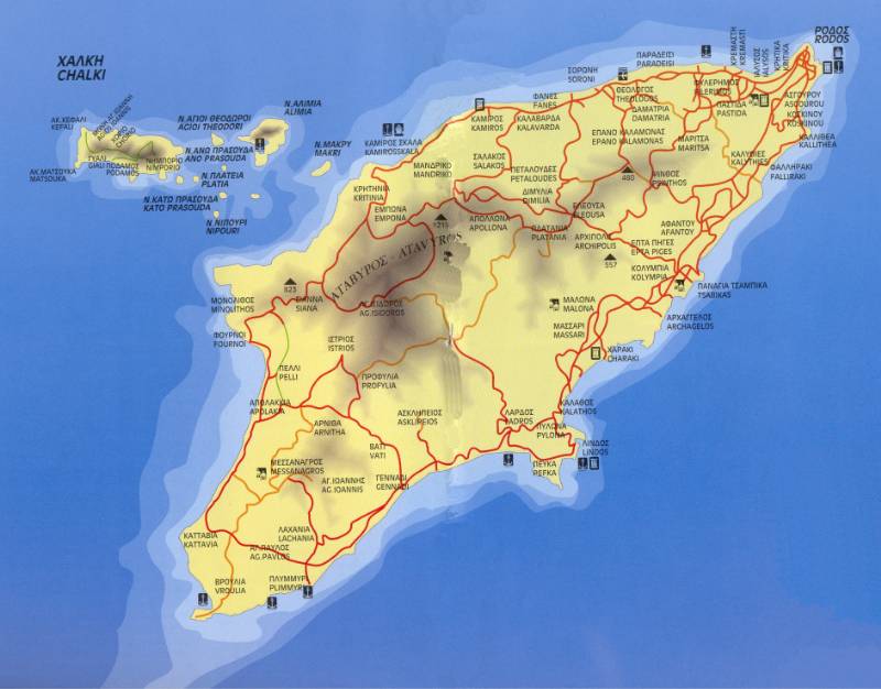 Где находится остров родос. Остров Родос на карте. Родос на карте Греции. Родос курорты на карте. Остров Родос карта на русском языке.