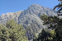 Les Montagnes Blanches en Crète. Le mont Gingilos (auteur Zde). Cliquer pour agrandir l'image.