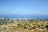 La province de Réthymnon en Crète. La côte de Réthymnon. Cliquer pour agrandir l'image.