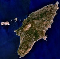 Satellite Photo Rhodes. Click to enlarge the image.