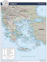 La Grèce. Carte des attractions touristiques. Cliquer pour agrandir l'image.