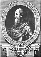 Jean de Lastic, Grand Master of the Knights of Rhodes. Click to enlarge the image.