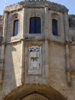 Facade of the Hospital of the Knights in Rhodes. Click to enlarge the image.