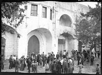 L'Hôpital des Chevaliers à Rhodes vers 1911. Cliquer pour agrandir l'image.