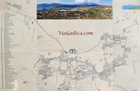 Le site archéologique de Délos en Grèce. Plan du site archéologique. Cliquer pour agrandir l'image.
