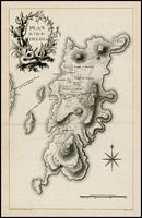 L'île de Délos. Carte du comte de Choiseul-Gouffier, 1776. Cliquer pour agrandir l'image.