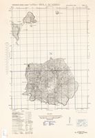 L’île de Nissiros dans le Dodécanèse. Carte de l'île (US Army en 1943). Cliquer pour agrandir l'image.