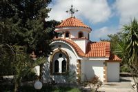 Le monastère Saint-Nicolas à Rhodes. Cliquer pour agrandir l'image.