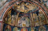 Frescoes of the monastery St. Nicholas-Fountoukli Rhodes. Click to enlarge the image.