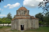 Le monastère Saint-Nicolas-Fountoukli à Rhodes. Cliquer pour agrandir l'image.