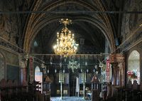 Église du nouveau monastère de Tsambikas à Rhodes. Cliquer pour agrandir l'image.