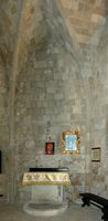 Icône, chapelle du monastère de Filérimos à Rhodes. Cliquer pour agrandir l'image.