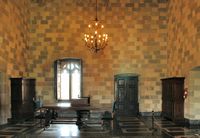 Hall of the palace of the Grand Masters Rhodes. Click to enlarge the image.