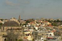 Vista desde el barrio turco del palacio de los Grandes Amos en Rodas. Haga clic para ampliar la imagen.