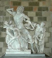 Laocoon statue of the palace of the Grand Masters Rhodes. Click to enlarge the image.