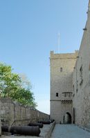 Secondary entrance of the palace of the Grand Master in Rhodes. Click to enlarge the image.