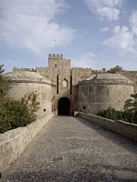 Gate of Amboise fortifications of Rhodes. Click to enlarge the image.