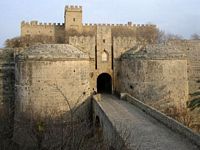 Porte d'Amboise des fortifications de Rhodes. Cliquer pour agrandir l'image.