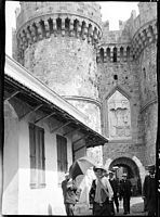 Gate St. Catherine fortifications of Rhodes photographed by Lucien Roy around 1911. Click to enlarge the image.