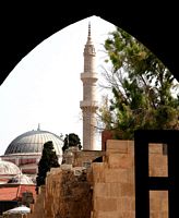 Μουσουλμανικός τέμενος Soliman στη Ρόδο. Κάντε κλικ για μεγέθυνση.